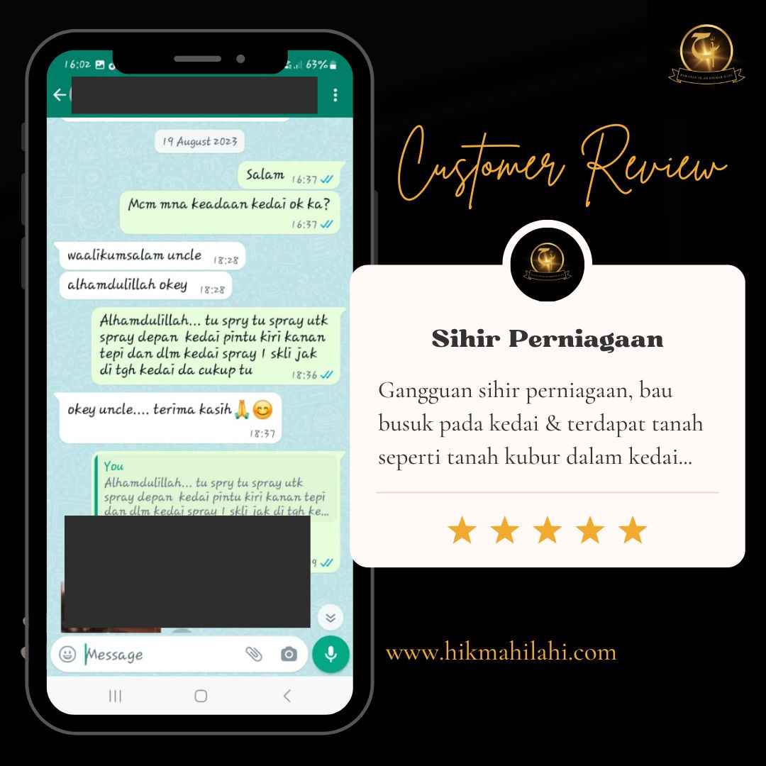Rawatan Islam Hikmah Ilahi Review - Rawatan Sihir Perniagaan